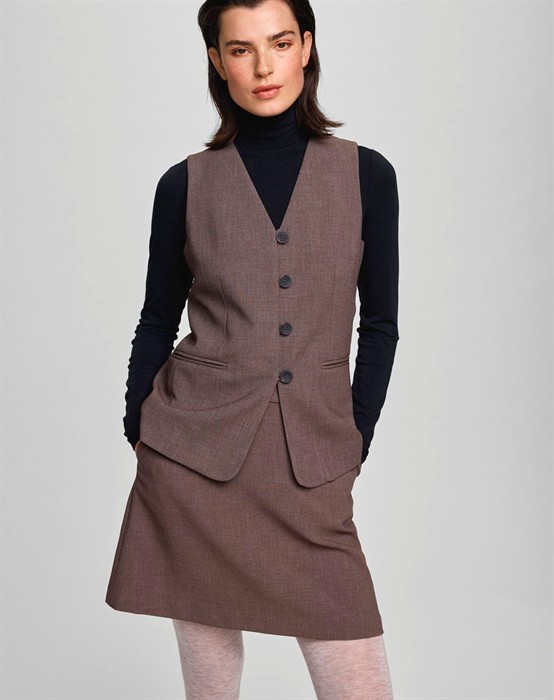 MSCHRosina Michelle HW Nederdel - Slate Black Melange